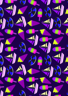 多彩几何图案背景纹理