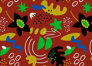 多彩抽象图案装饰艺术