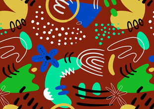 抽象多彩几何图案纹理