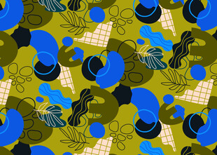 抽象多彩几何图案纹理