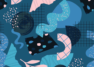 抽象几何图案背景纹理