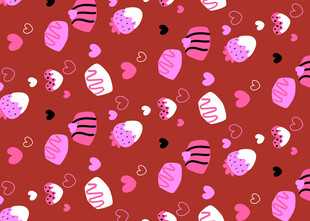 粉色糖果图案背景纹理