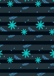 蓝黑雪花图案背景纹理