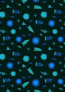 病毒图案背景设计素材