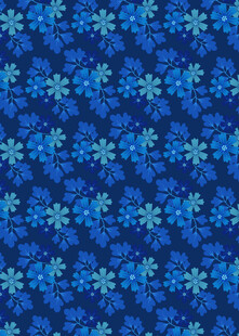 蓝色雪花图案背景纹理