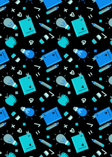 科技元素无缝图案背景