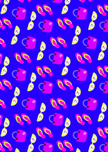 多彩几何图案背景纹理