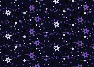 梦幻星空紫色星星背景图