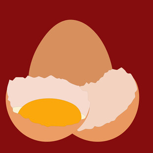 破裂的鸡蛋
