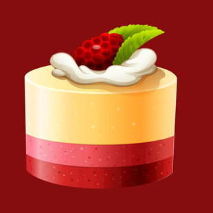 美味多层草莓奶油蛋糕