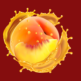 多汁蜜桃爆浆瞬间