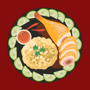 美味拼盘炸物与配菜组合