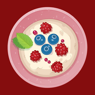 莓果酸奶碗美味又健康