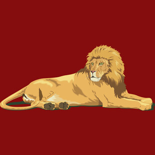 躺卧的雄狮