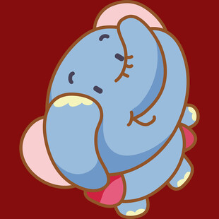 可爱小象卡通形象