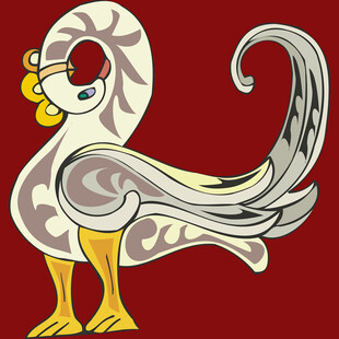 传统风格吉祥鸟图案