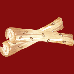 交叉的精美木质装饰条