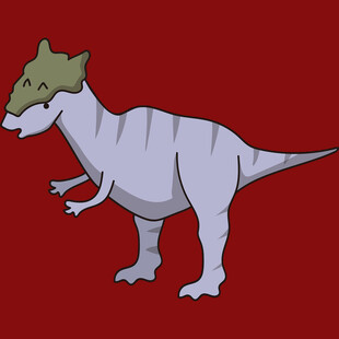 卡通三角龙形象