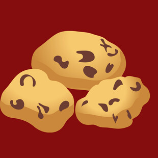 美味巧克力豆饼干