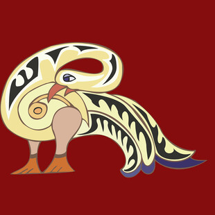 传统风格凤凰图案