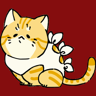 可爱花猫戴花卖萌