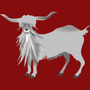 卡通山羊形象