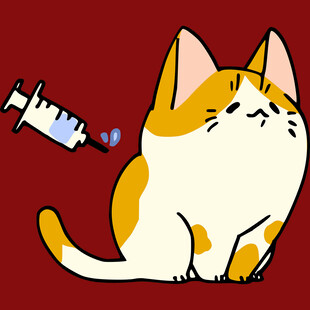 猫咪抗拒打针的可爱瞬间