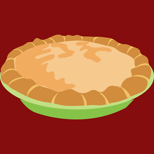 美味馅饼插画