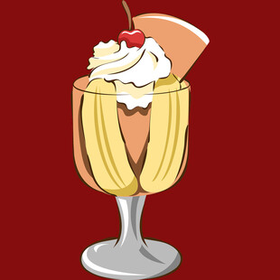 美味香蕉船冰淇淋