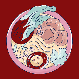 阴阳融合的创意图案设计