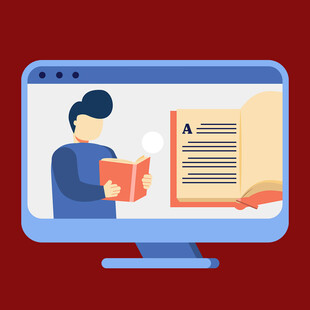 线上阅读书籍场景