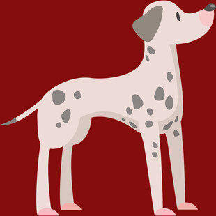斑点狗卡通形象