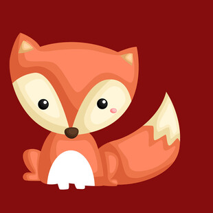 可爱小狐狸卡通形象