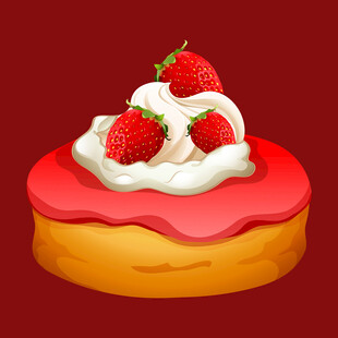 草莓奶油蛋糕