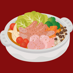 美味丰盛的一锅炖菜