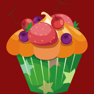 美味多彩纸杯蛋糕