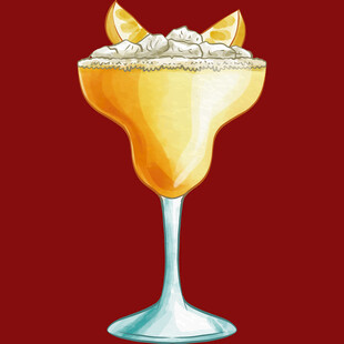 橙味玛格丽特鸡尾酒