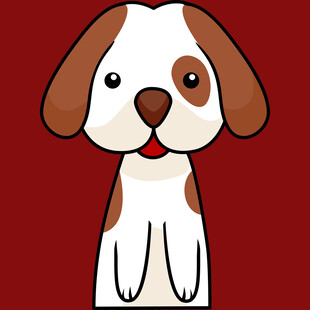 可爱小狗卡通形象