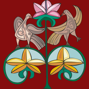 传统花鸟图案设计