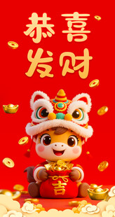 马年萌马送财红包