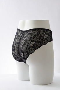 黑色蕾丝女士内裤展示