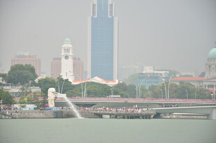 新加坡城市景观风光图