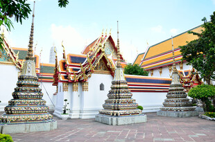 马来西亚泰国寺庙建筑景观