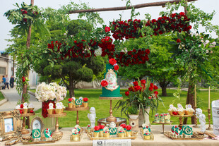 户外浪漫绿植花卉装饰场景