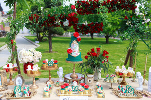 户外圣诞装饰布置场景