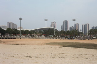 湛江城市沙滩风光