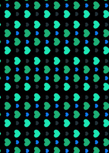 绿色波点黑色背景图案