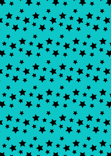 蓝底黑星图案背景