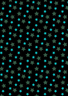 黑色底点缀蓝绿小图案