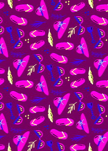 梦幻紫色系抽象图案纹理